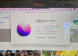 Apple MacBook Pro 13 tum bärbar dator silver