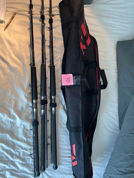 Daiwa spö 3 kit + väska