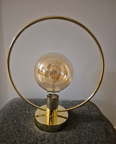 Inredningslampa inkl glödlampa