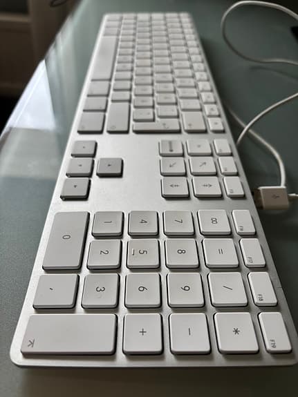 Apple tangentbord (svenska bokstäver),  som ny