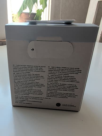 Oöppnad Pixel snabbladdare 67W (dual port)