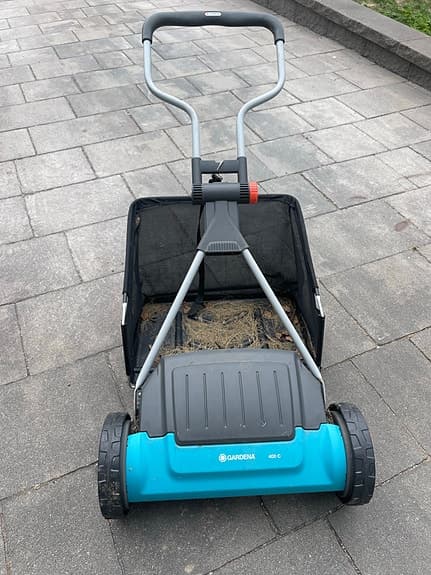 Gardena Cylindergräsklippare Comfort 400c med uppsamlare