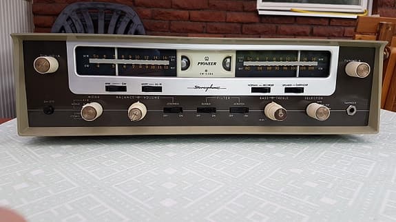 Pioneer SM G-204 receiver med rör