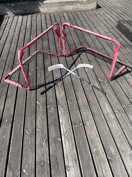 Innebandy klubbor med mål