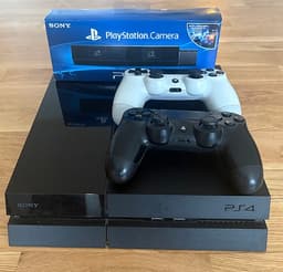 Sony Playstation 4 spelkonsol med handkontroller