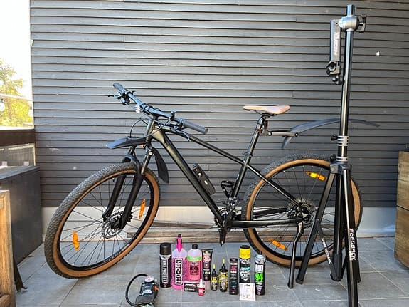 Scott Aspect 930 MTB 29” M – komplett paket med mekställ & tillbehör
