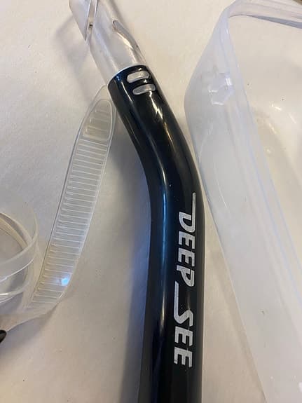 Deep Sea cyklop och snorkel svart
