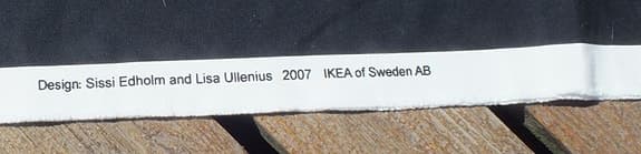 NY Sommar Möbeltyg  IKEA Design Sissi E /Lisa U cotton  år 2007