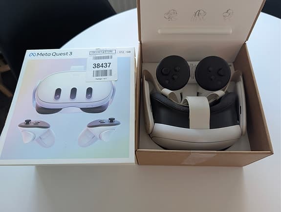 Meta Quest 3 512 gb VR-headset vit