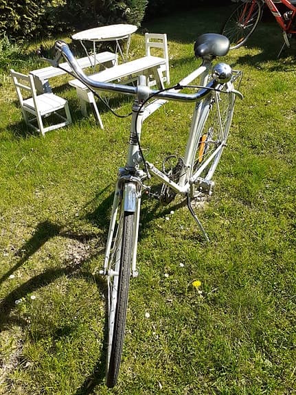 Crescent Världsmästarcykel herrcykel vit