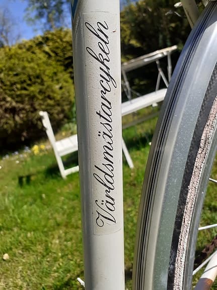Crescent Världsmästarcykel herrcykel vit