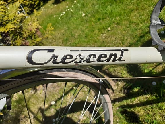 Crescent Världsmästarcykel herrcykel vit
