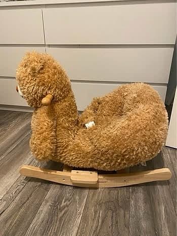 Teddykompaniet gungdjur nallebjörn i trä