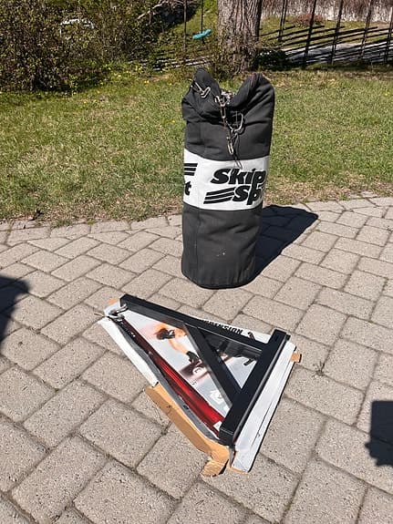 Boxningssäck med väggfäste