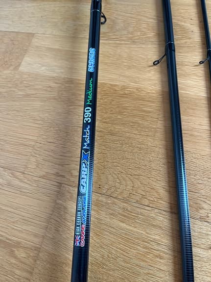 CarpX Match 390 Medium fiskespö 3-delat svart