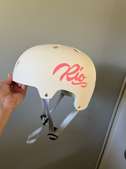 Rio skate hjälm vit, S/M 53-56 cm