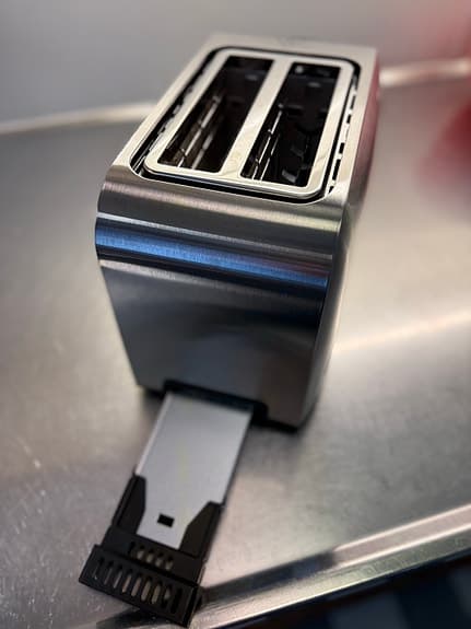 Clas Ohlson brödrost rostfri 2 skivor