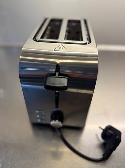Clas Ohlson brödrost rostfri 2 skivor