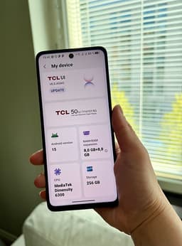 TCL 50 NXTPAPER 5G - 256GB/16GB RAM - Like New - Eye Comfort Screen