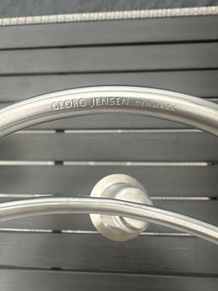 Georg Jensen ljusstake för 4 ljus i rostfritt stål