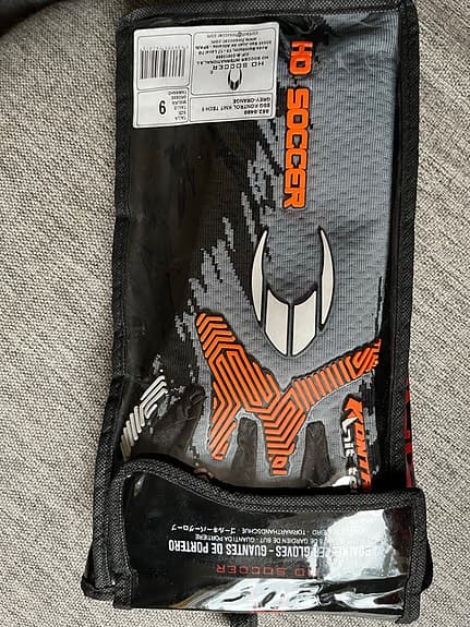 HO Soccer Supremo Pro Tech II NYA målvaktshandskar stl 9 grå/svart/orange