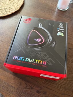 Gaming hörlurar Asus ROG Delta II trådlösa over-ear