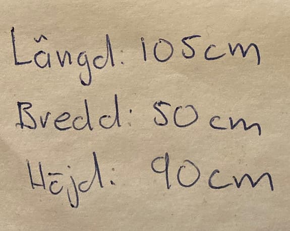 Gammal spjälsäng