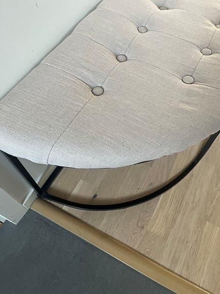 Gina klädd sittbänk från Mio