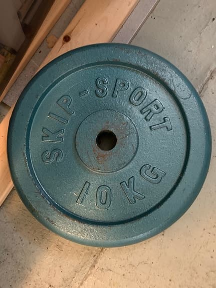 Skip-Sport viktskiva 10 kg