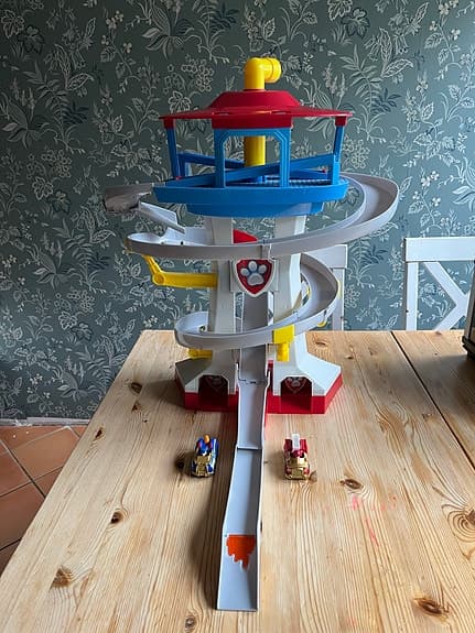 Paw Patrol racetorn lekset med bilar