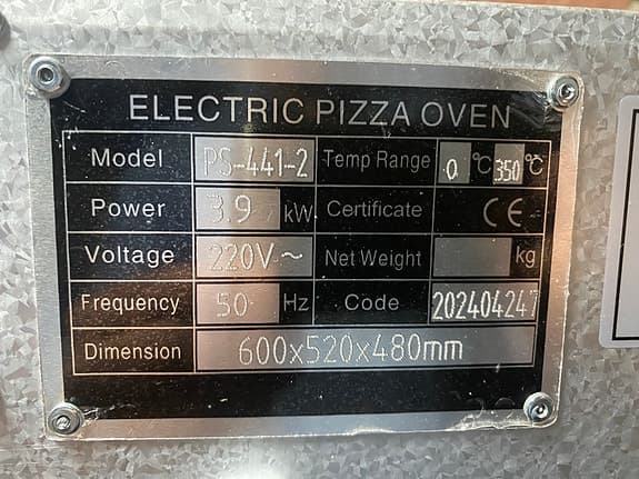 Elektrisk pizzaugn, perfekt till studentmottagningen