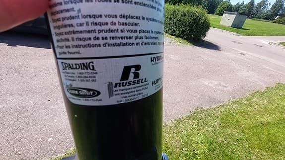 Basketkorg Basketställning Spalding Planka 153cm bred Full höjd