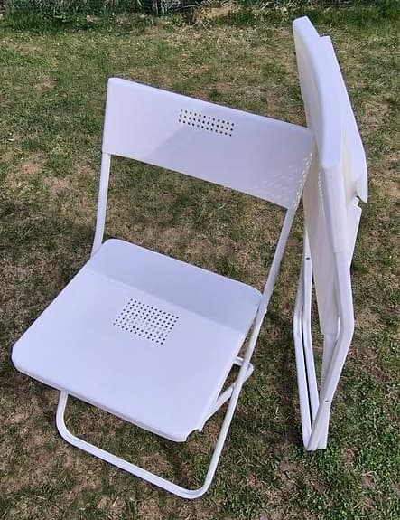 Fällstolar vita, IKEA