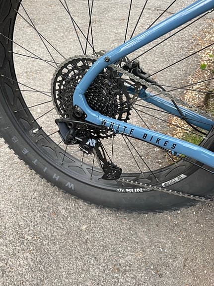 White 9Fat fatbike