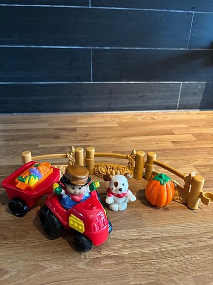 Fisher-Price Little People med figur och traktor
