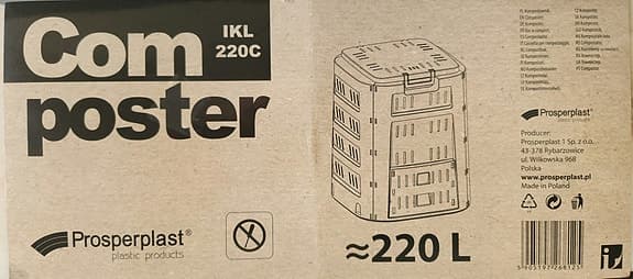 Kompostbehållare – Ny och oanvänd