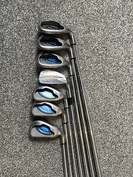 Callaway Big Bertha X-16 järnklubbor + TaylorMade R5 driver golfklubbor
