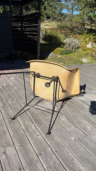 LAWRENCE PEABODY, 1950s, ''Wingback'' for Selig, fiberglass.