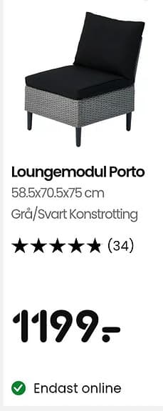 Loungemodul Porto