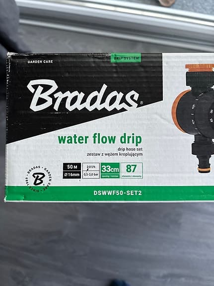 Bradas Water Flow Drip droppbevattningsset 50 m