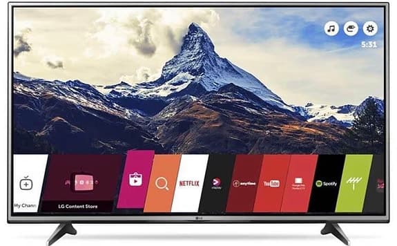 LG 65” Ultra HD 4K Smart TV