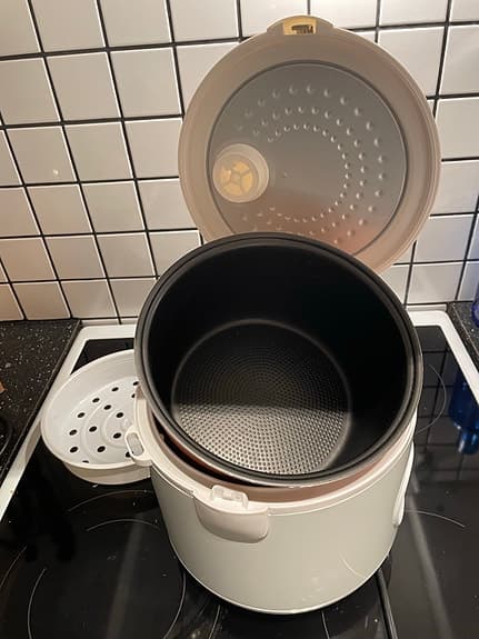 Riskokare nästan oanvänd