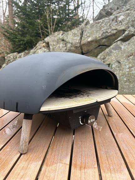 Le Feu pizzaugn gasdriven svart