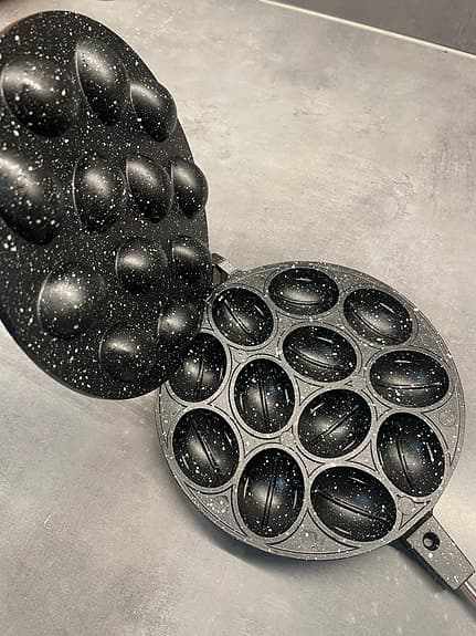 Tefal pannkaksjärn för valnötskakor 12 hål