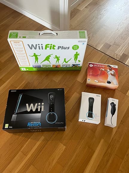 Komplett Nintendo Wii spelkonsol / paket