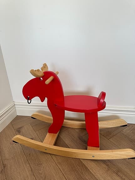 IKEA Gunghäst - Gungälg - Ekorre - röd