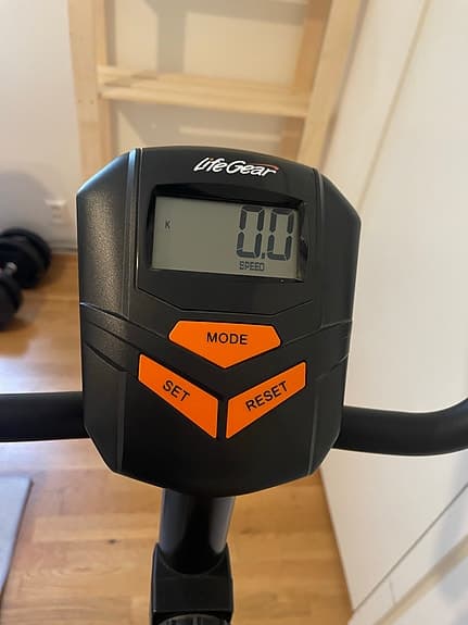 LifeGear motionscykel svart/orange