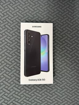 Samsung Galaxy A36 5G mobil 128 GB svart , Helt ny – oöppnad förpackning