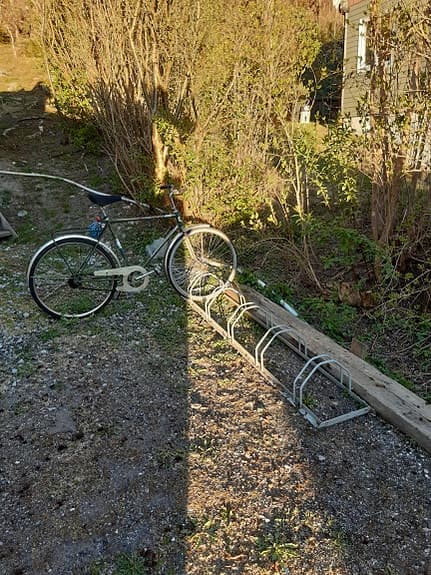 Cykelställ galvaniserat