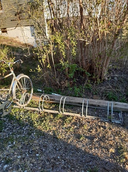 Cykelställ galvaniserat